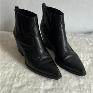 Sam Edelman Cowgirl Boots black size 8